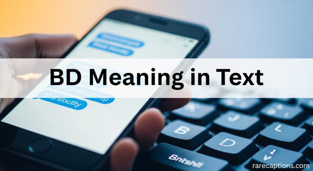 BD Meaning in Text