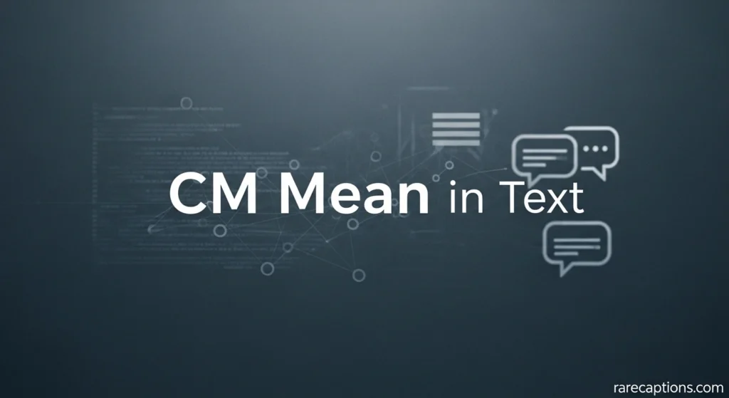 CM Mean in Text