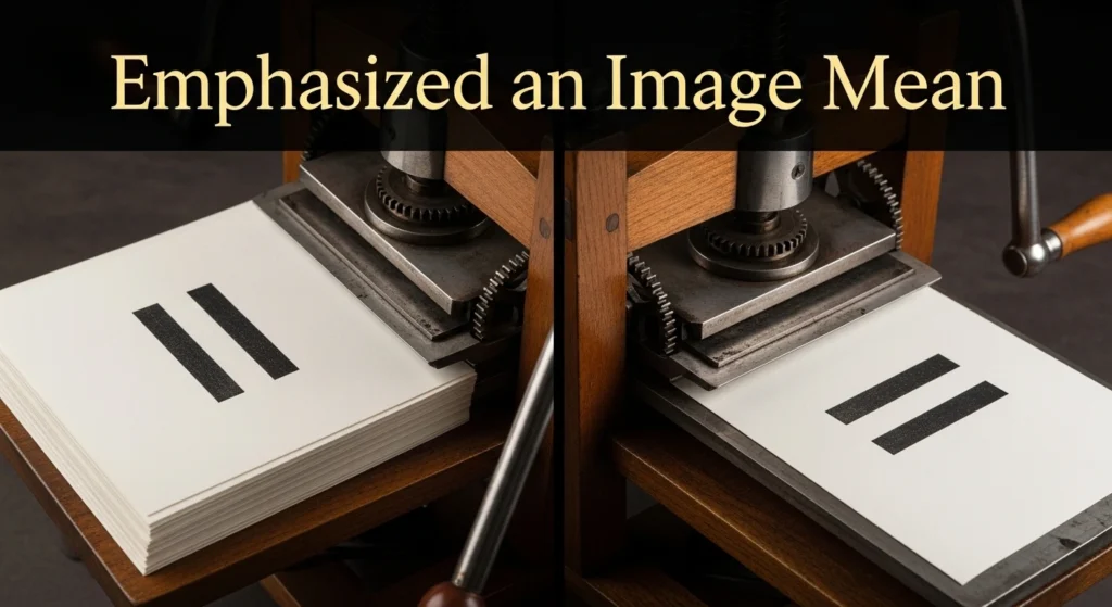 Emphasized an Image Mean