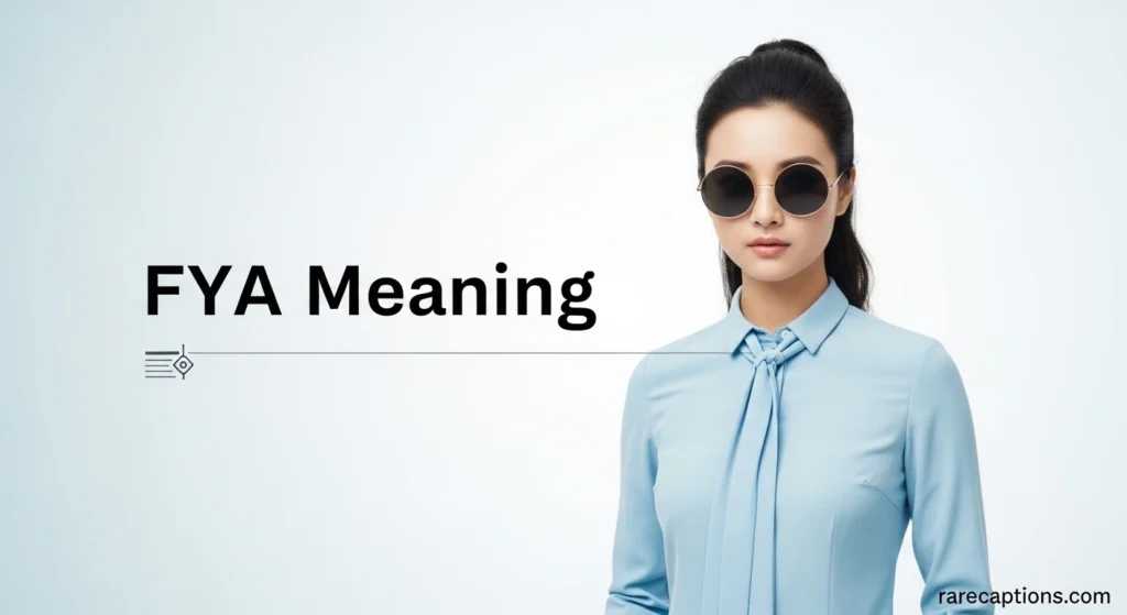 FYA Meaning