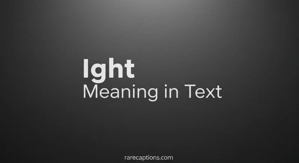 Ight Meaning in Text