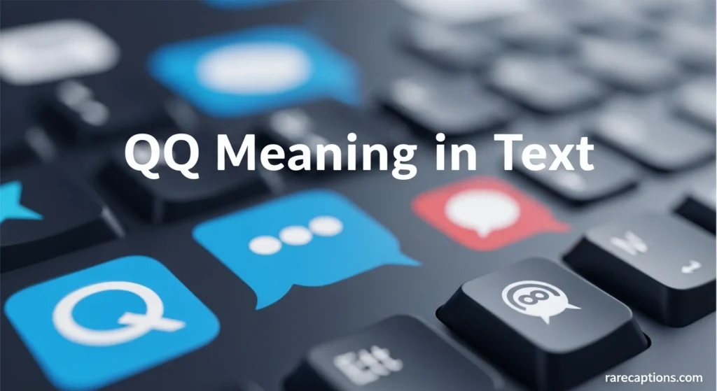 QQ Meaning in Text