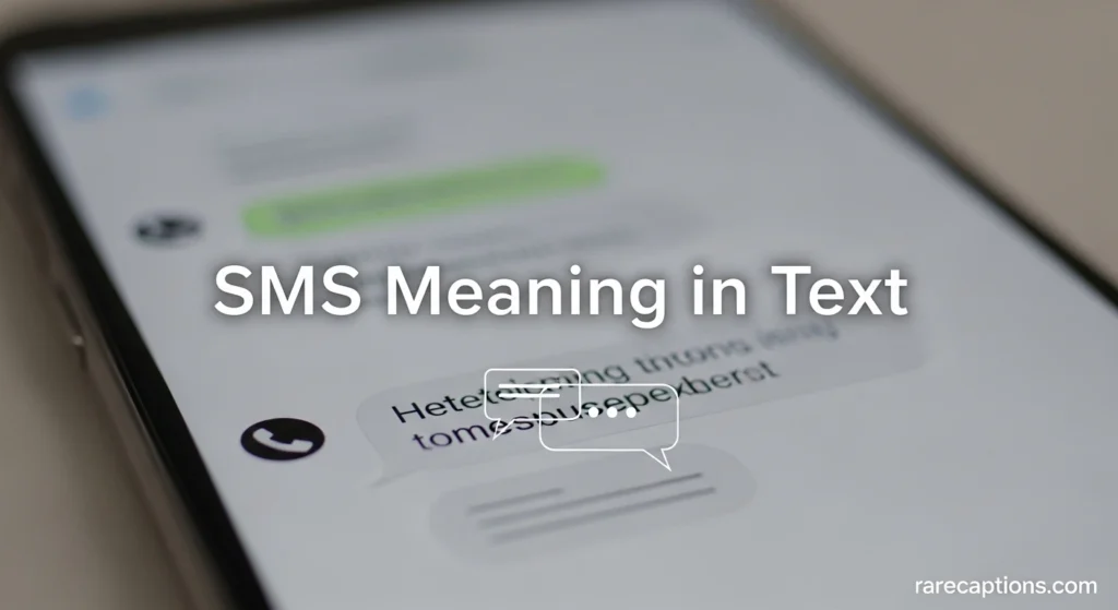 SMS Meaning in Text