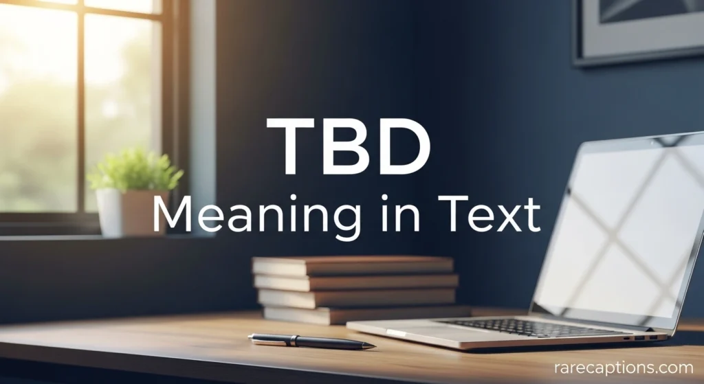 TBD Meaning in Text