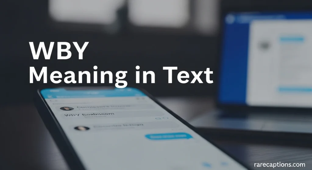 WBY Meaning in Text
