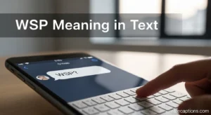 WSP Meaning in Text