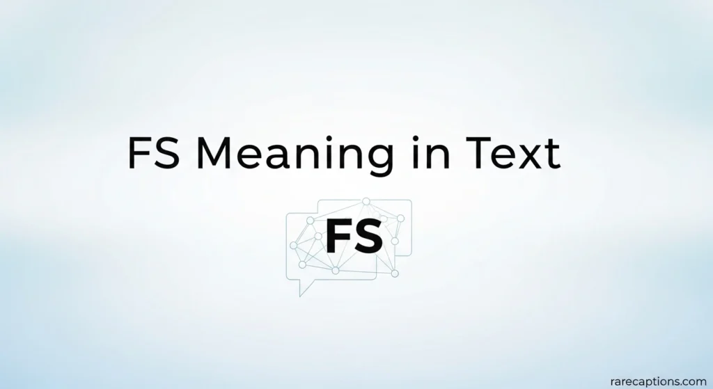 FS Meaning in Text