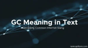 GC Meaning in Text