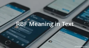 RBF Meaning in Text